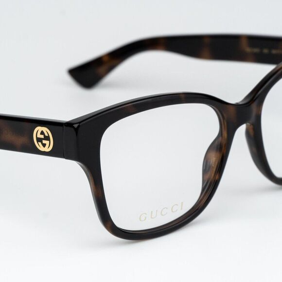 Gucci Women Eyeglasses Havana Square GG1340O 002 NEW AUTHENTIC main image 9
